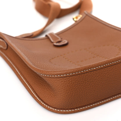 Hermes Taurillon Clemence Evelyne TPM Gold 8 of 9