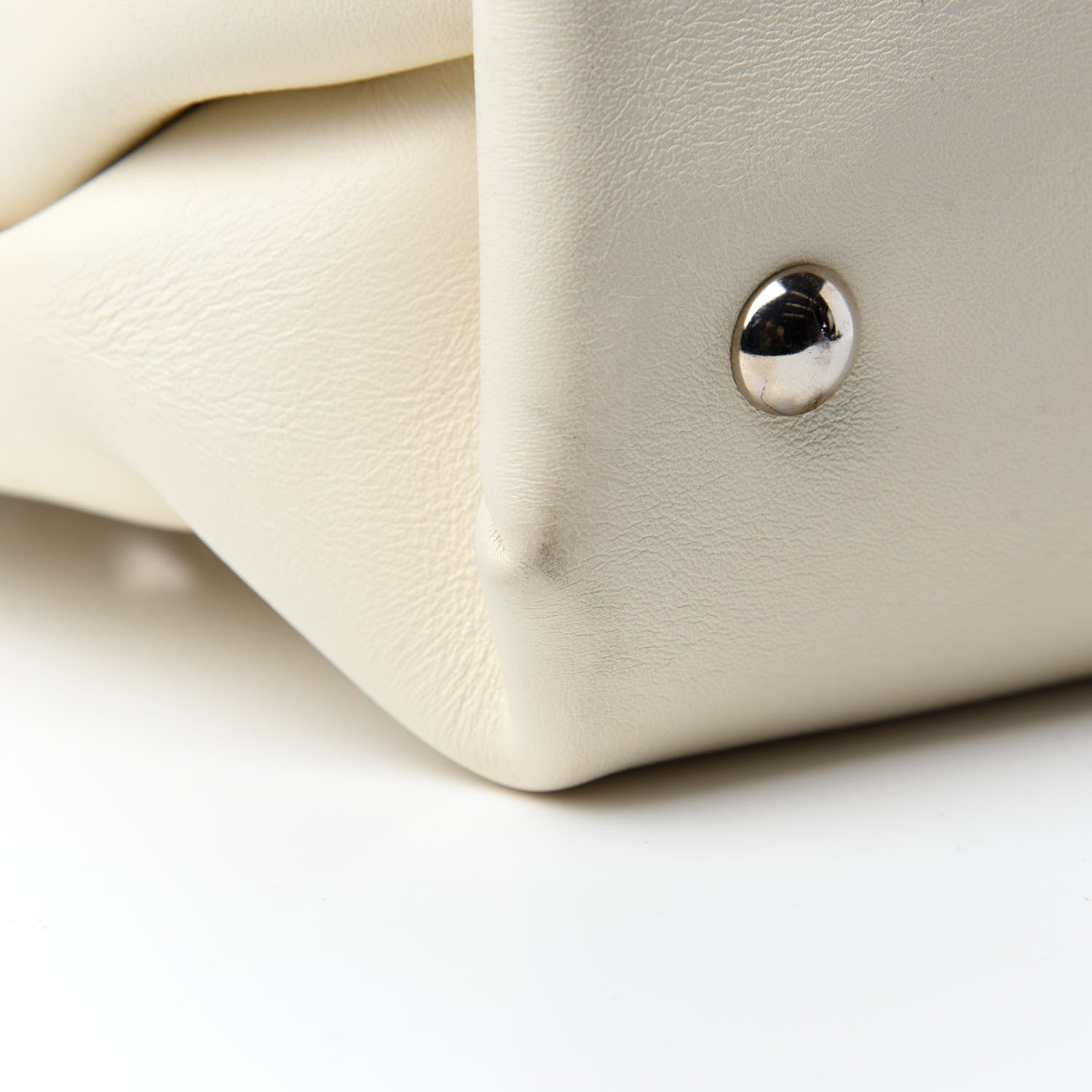 Alexander McQueen Calfskin Whipstitch Folk Tote White 10 of 22