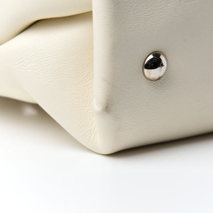 Alexander McQueen Calfskin Whipstitch Folk Tote White 10 of 22