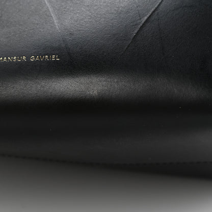 Mansur Gavriel Vegetable Tanned Calfskin Bucket Bag Black Flamma 11 of 11