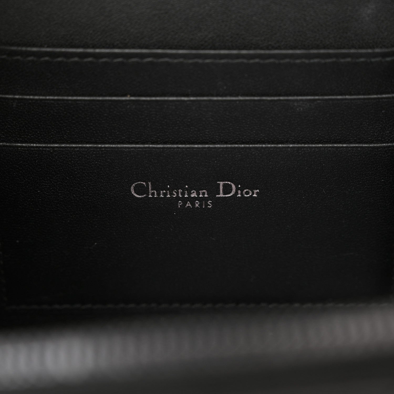 Christian Dior Calfskin Macrocannage Caro Box Bag Black 6 of 10