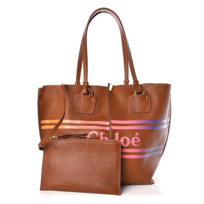Chloe Smooth Calfskin Medium Vick Tote Caramel 3 of 11