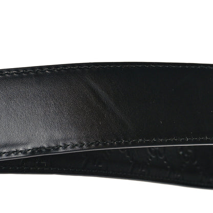Gucci Guccissima Interlocking G 40mm Belt 80 32 Black 6 of 6