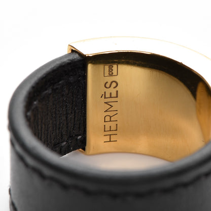 Hermes Box Collier De Chien CDC Ring L Black 4 of 5
