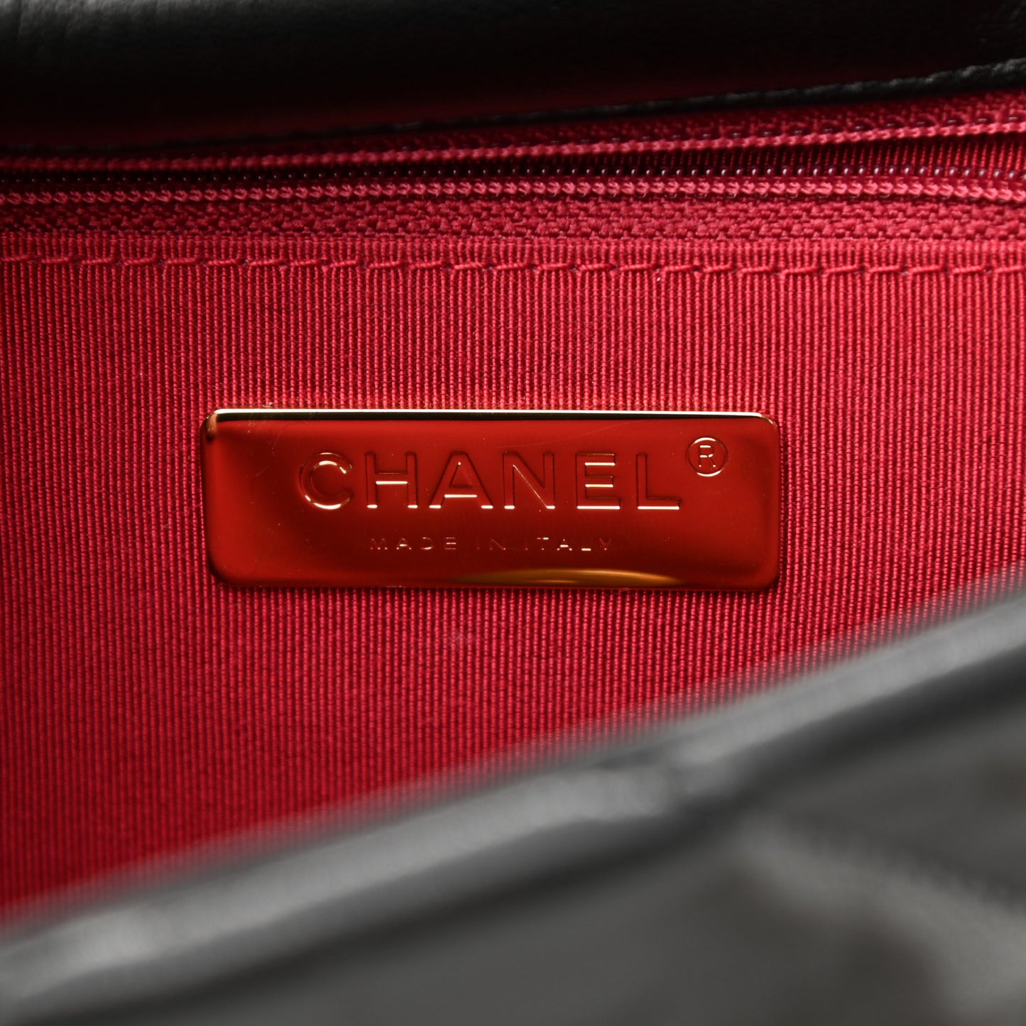 Lambskin Quilted Medium Chanel 19 Flap Black
