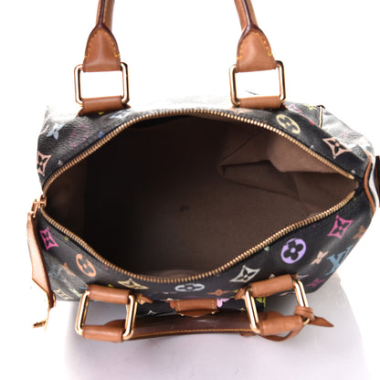Louis Vuitton Monogram Multicolor Speedy 30 Black 7 of 20