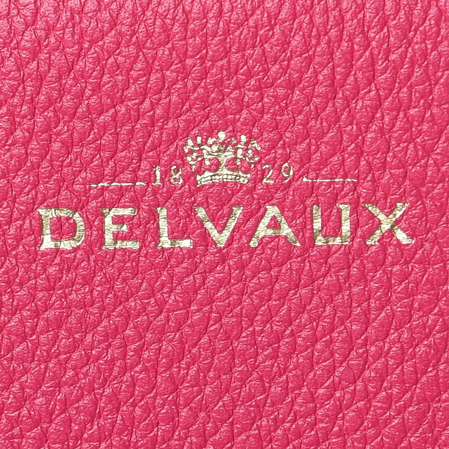 Delvaux Grained Calfskin MM Brillant Satchel Pink 7 of 8