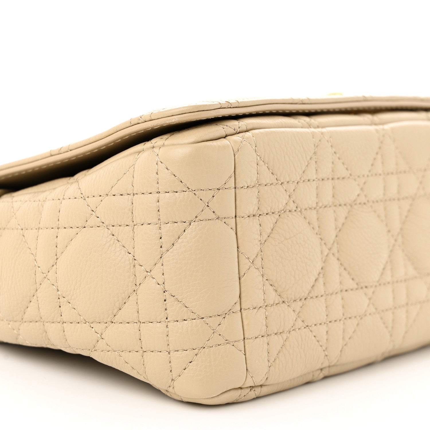 Christian Dior Supple Calfskin Cannage Medium Caro Bag Beige 9 of 10