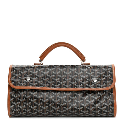 Goyard Goyardine Saint Leger Soft Briefcase Backpack Black Gold 3 of 12