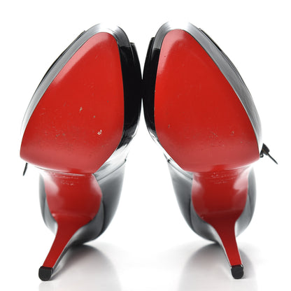 Christian Louboutin Patent Bana 140 Pumps 38.5 Black 5 of 12
