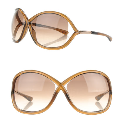 Tom Ford Acetate Whitney Crossover Sunglasses TF9 Dark Brown 1 of 4