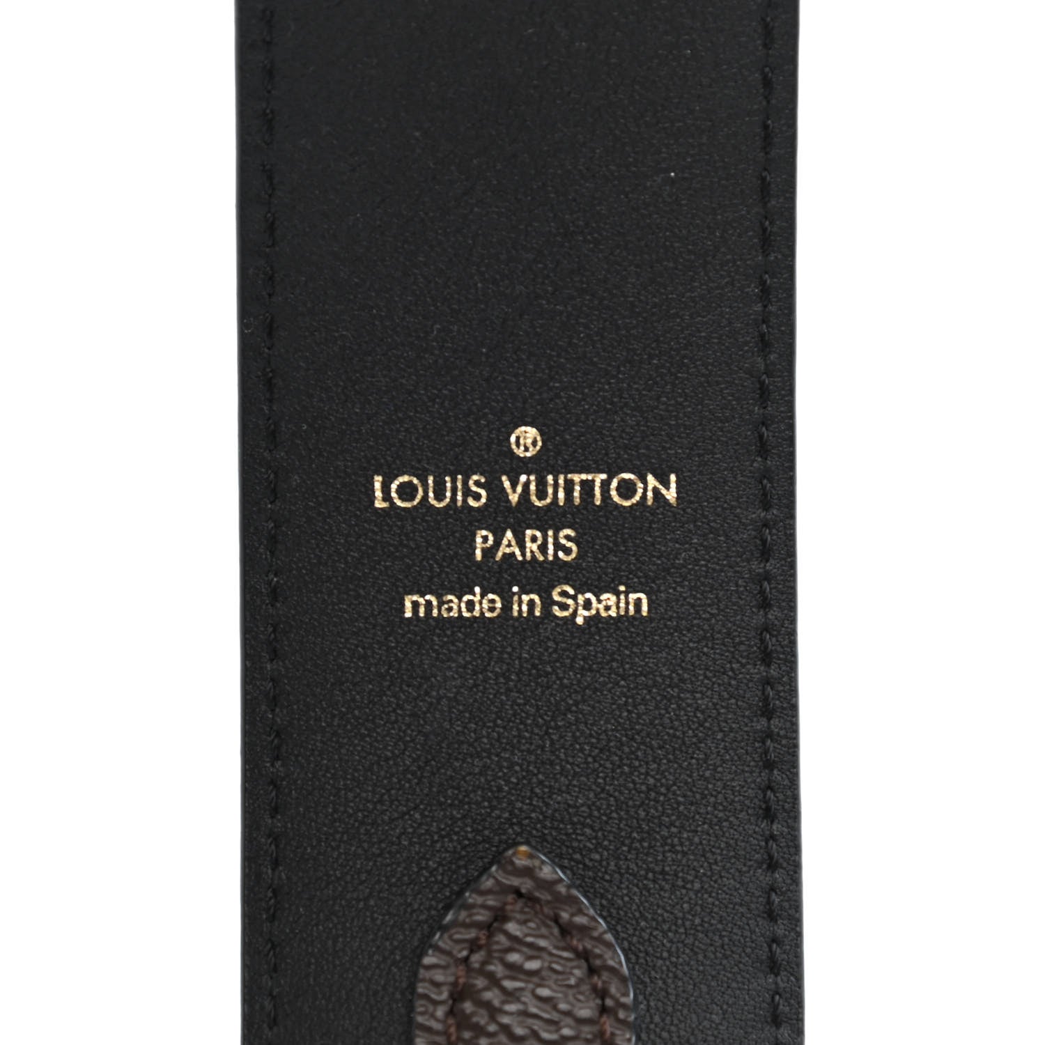 Louis Vuitton Monogram Bandouliere Shoulder Strap Black 3 of 3