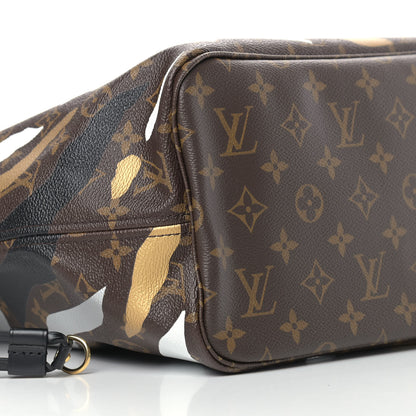 Louis Vuitton X LOL Monogram Neverfull MM Gold Silver 8 of 9