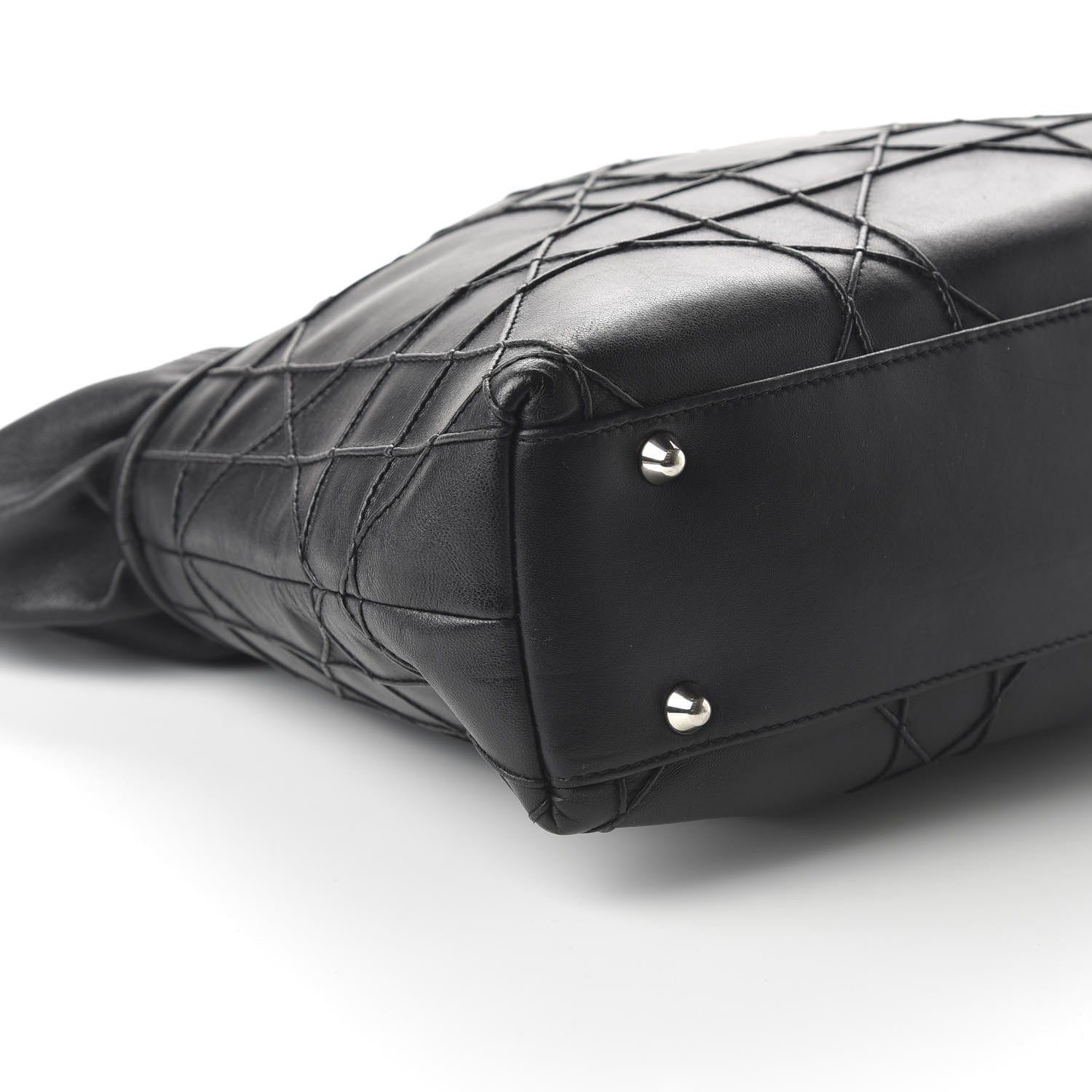 Christian Dior Lambskin Cannage Dior So Dior Tote Black 6 of 10