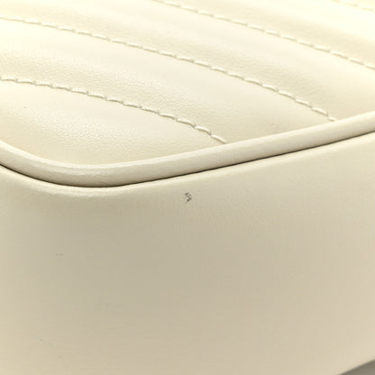 Saint Laurent Calfskin Matelasse Monogram Lou Camera Bag Crema Soft 14 of 15