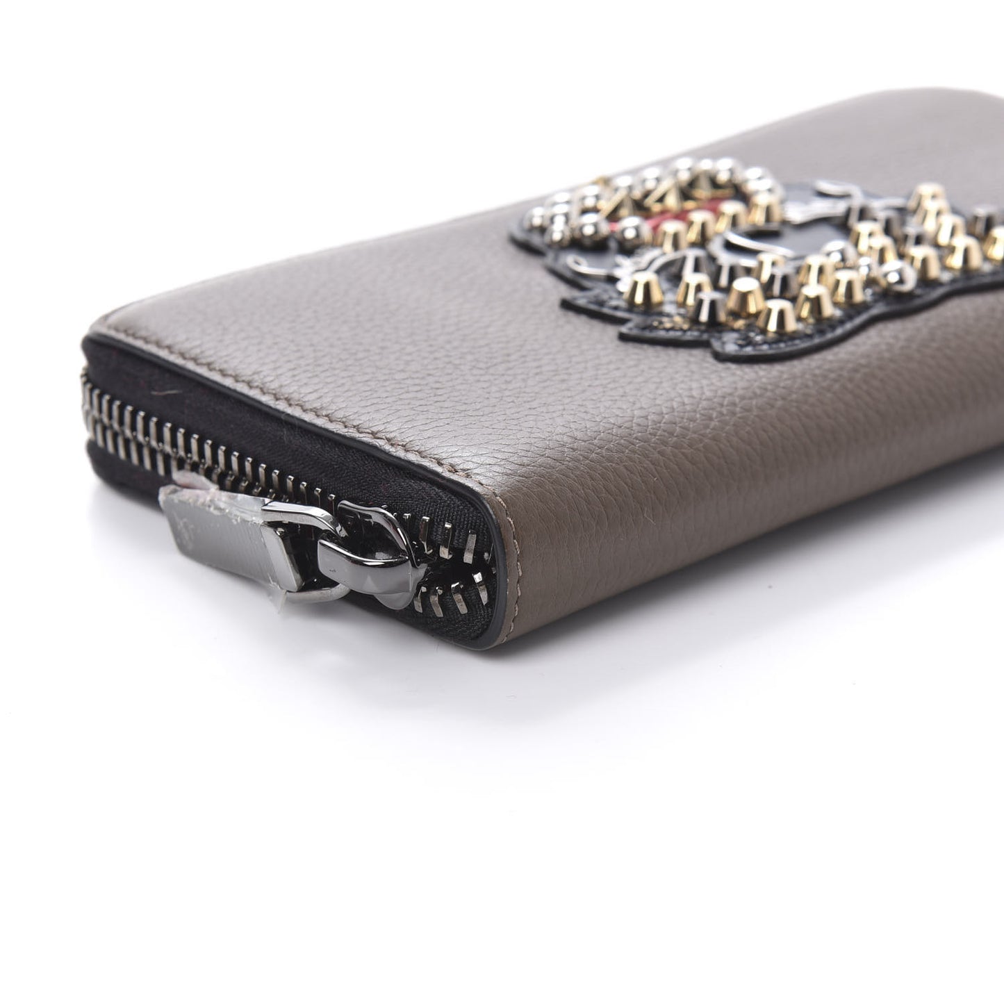 Calfskin Ecusson Panettone Zip Around Wallet Cafe