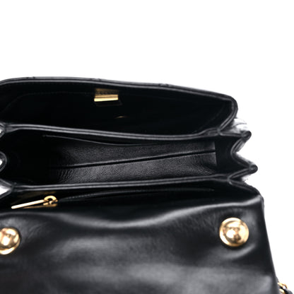 Chanel Lambskin Quilted Small Color Match Flap Black 5 of 10
