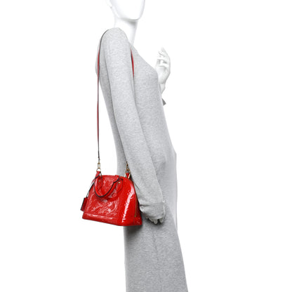 Louis Vuitton Vernis Alma BB Cherry 2 of 12
