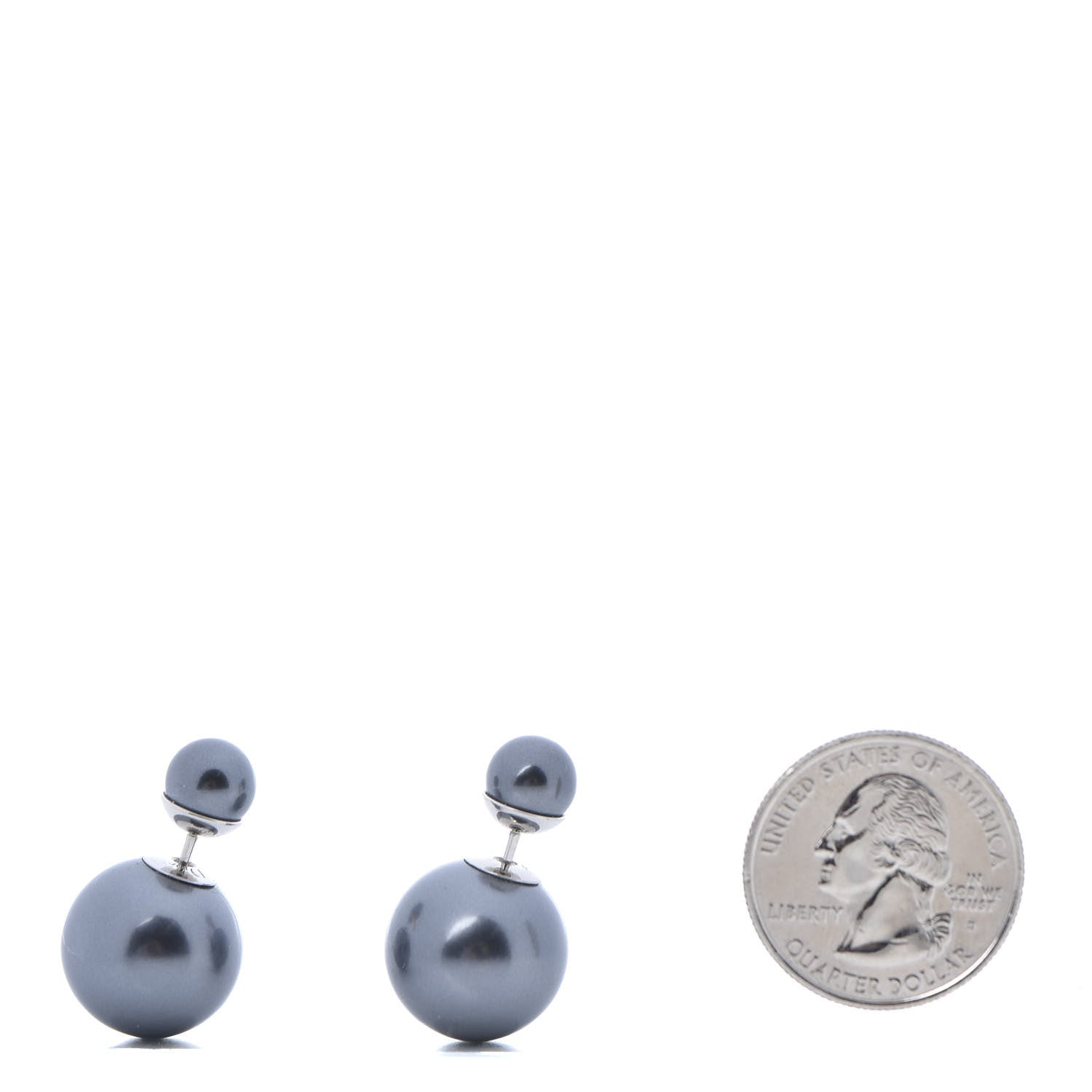 Christian Dior Mise En Dior Tribal Earrings Grey 2 of 4