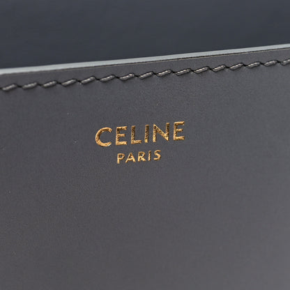Celine Box Calfskin Medium Classic Box Flap Bag Light Charcoal 6 of 10