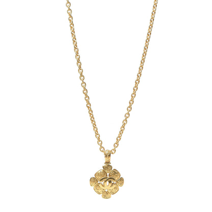 Chanel CC Chain Pendant Long Necklace Gold 1 of 5