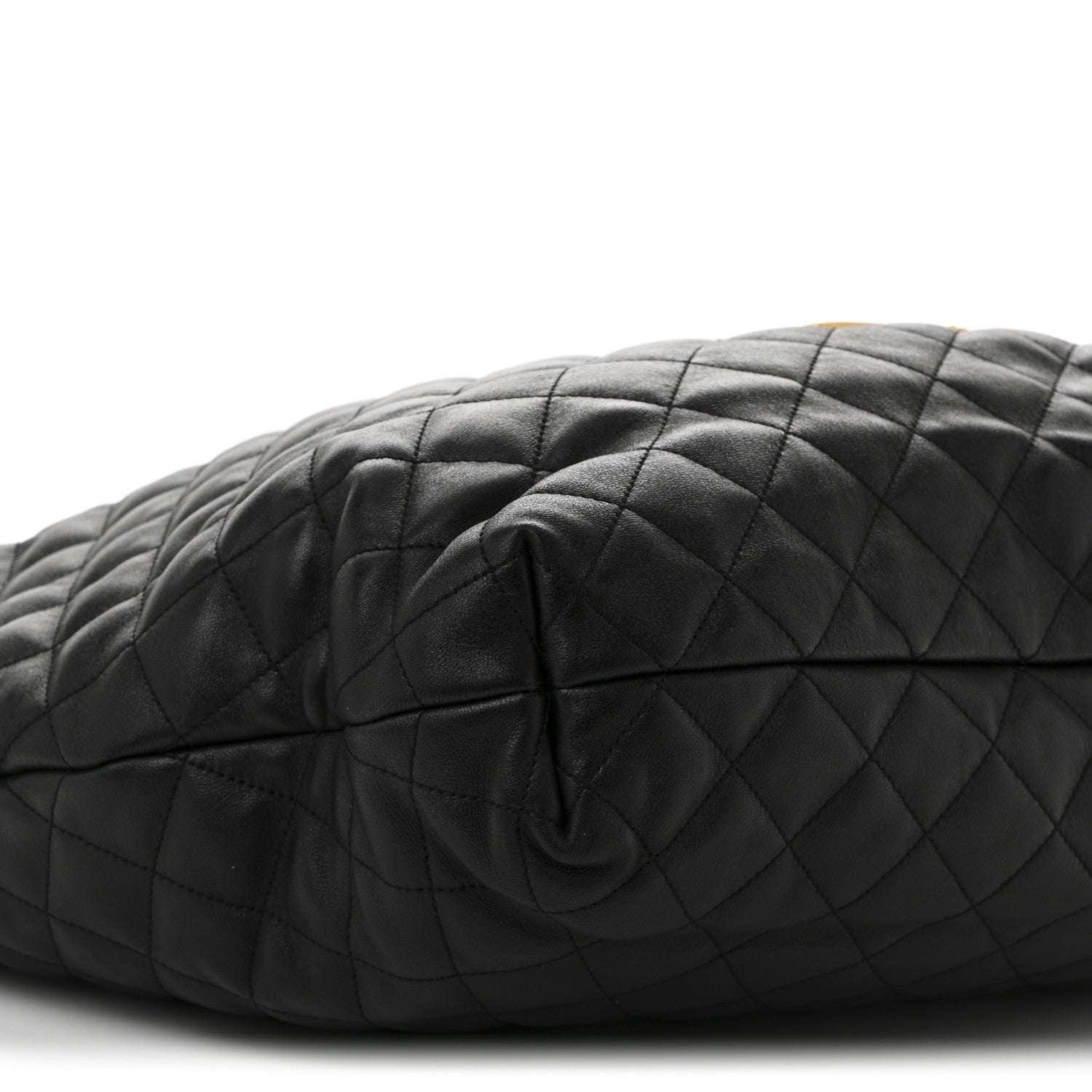 Saint Laurent Lambskin Quilted Maxi Icare Shopping Tote Black 11 of 12