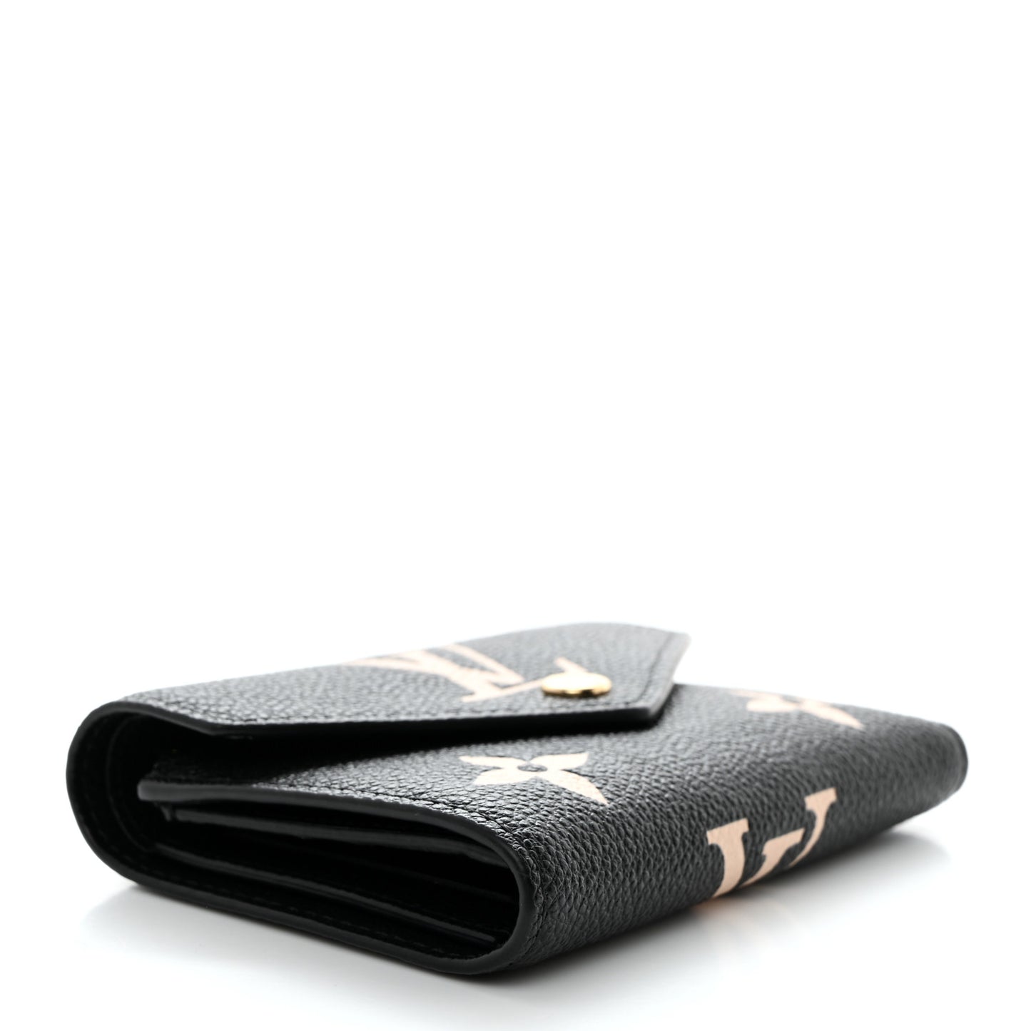Empreinte Monogram Giant Victorine Wallet Black Beige