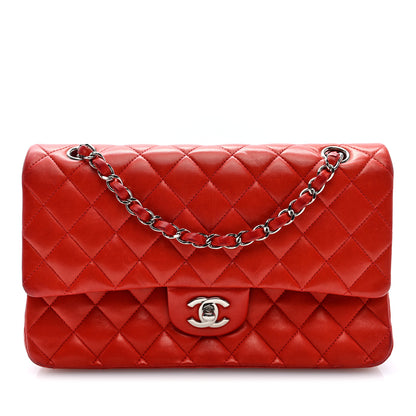 Chanel Lambskin Quilted Medium Double Flap Red 1 of 10