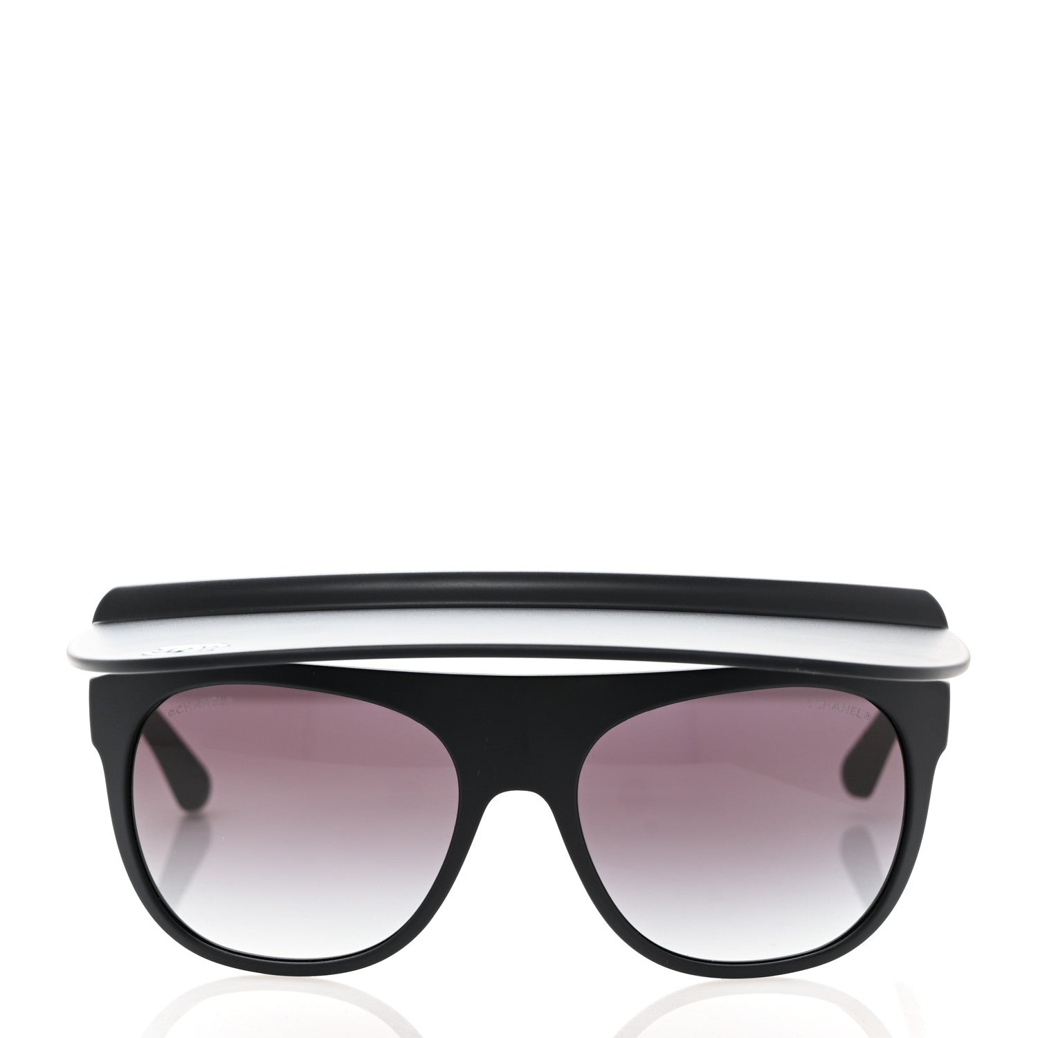 Chanel Acetate Visor Sunglasses 71046 Navy 2 of 9