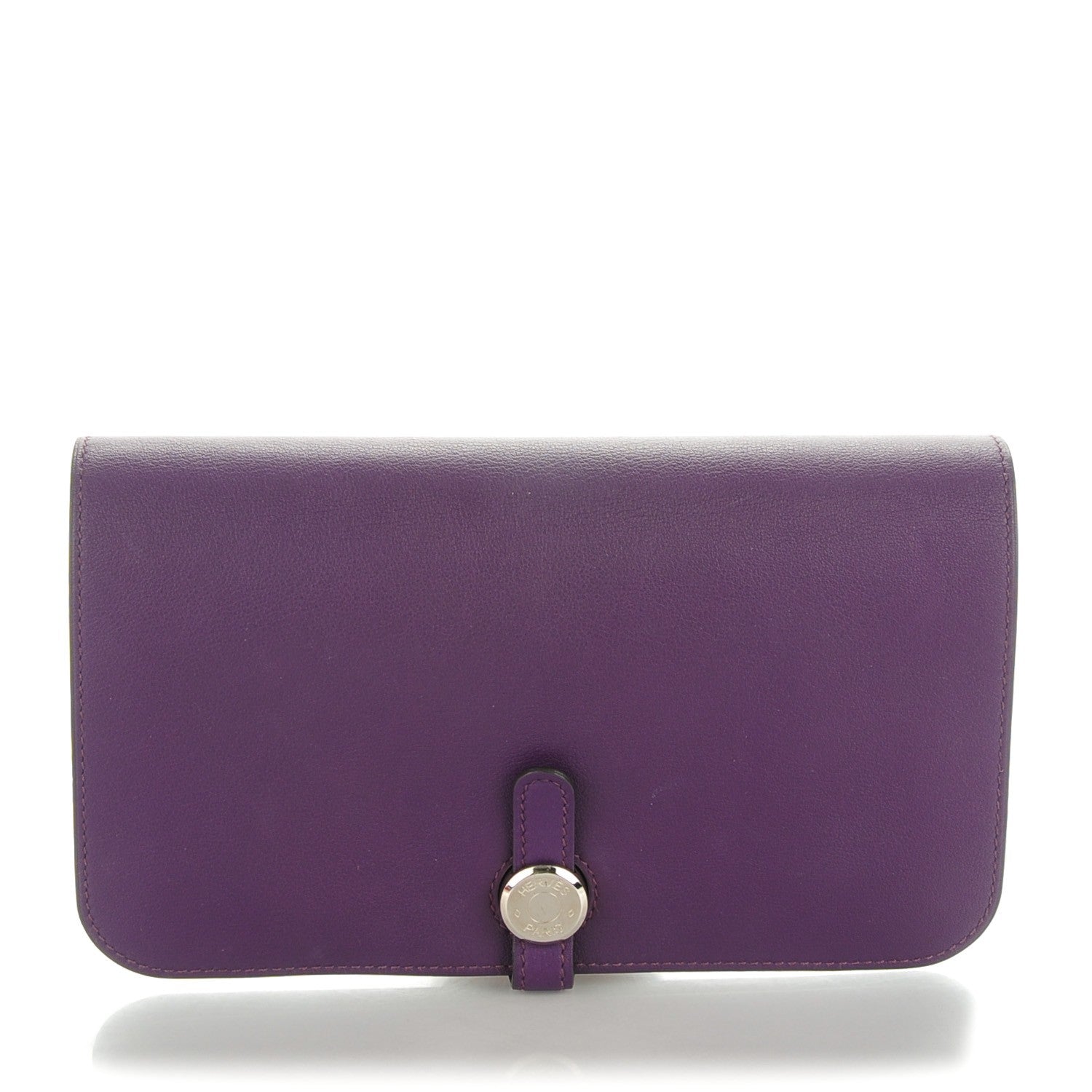 Hermes Swift Dogon Duo Wallet Ultraviolet 1 of 13