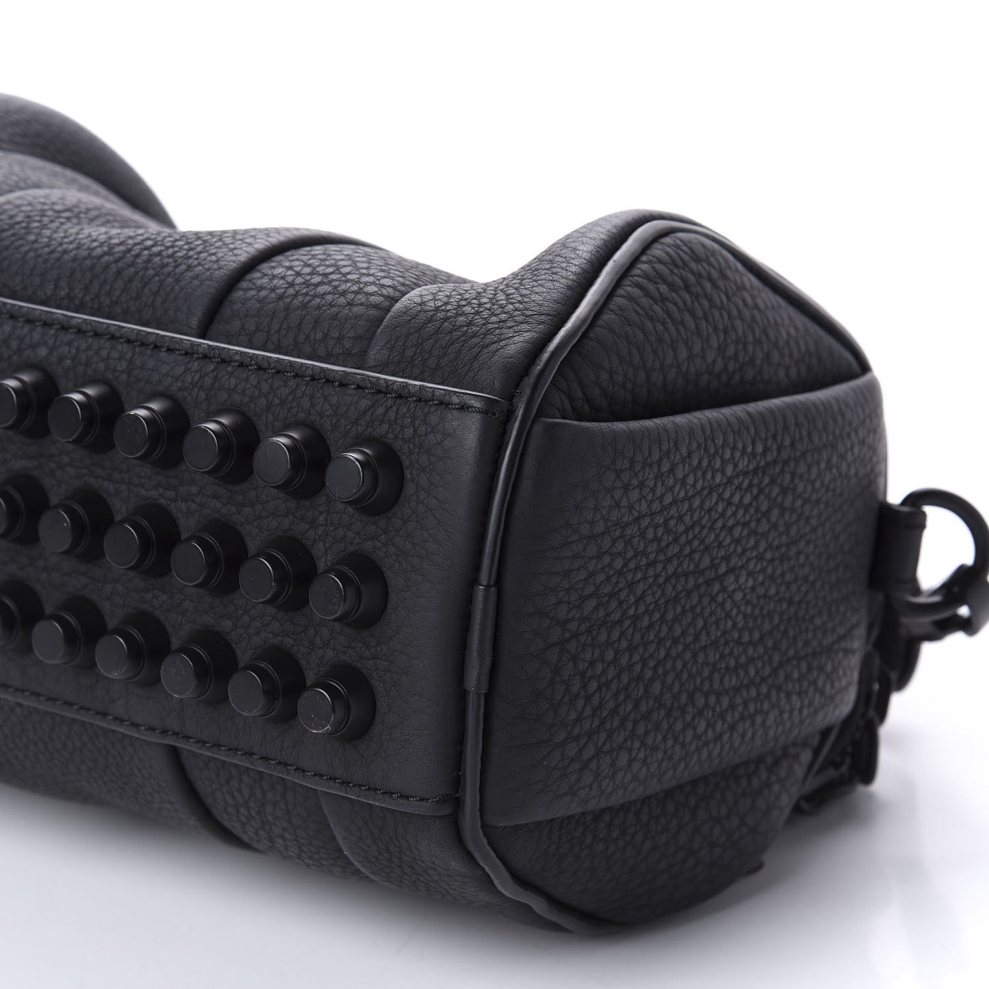 Pebbled Lambskin Rockie Black Matte Black Hardware