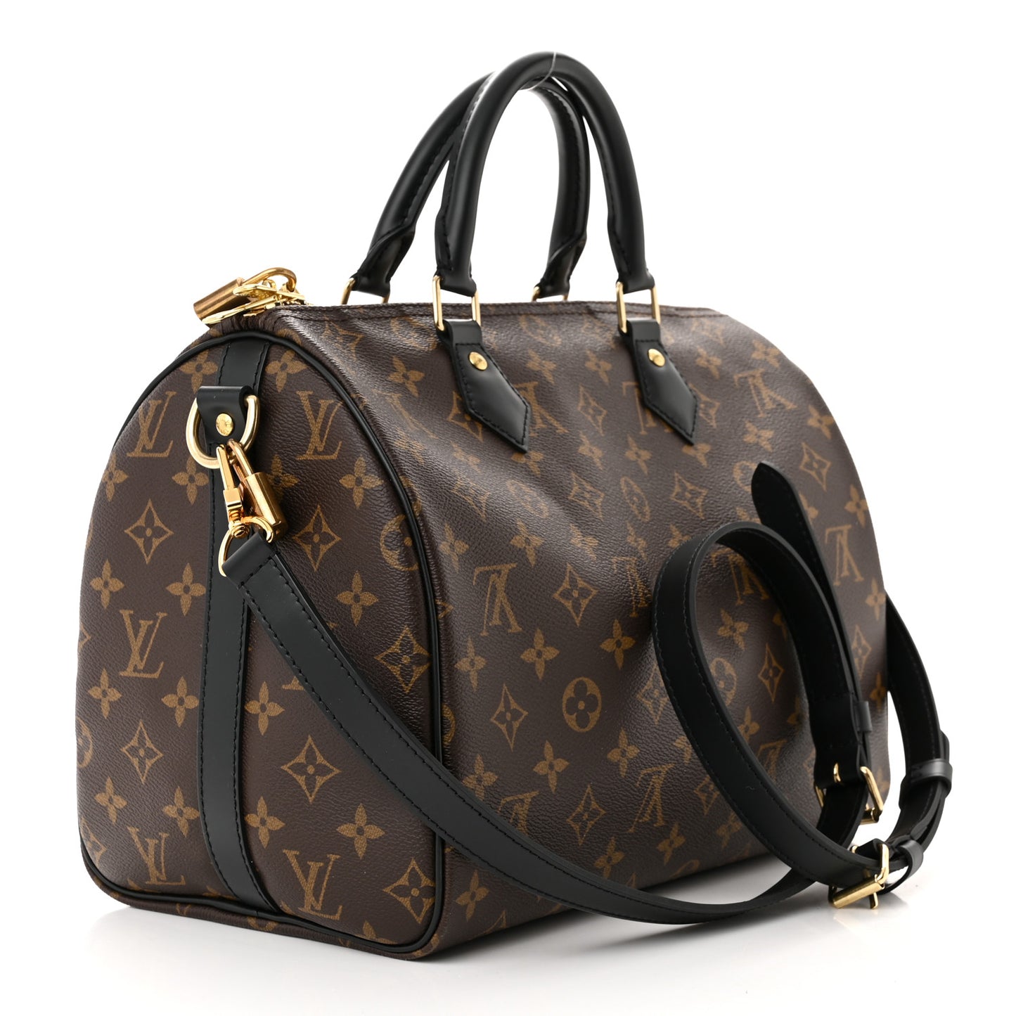 Monogram My World Tour Speedy Bandouliere 30 Black