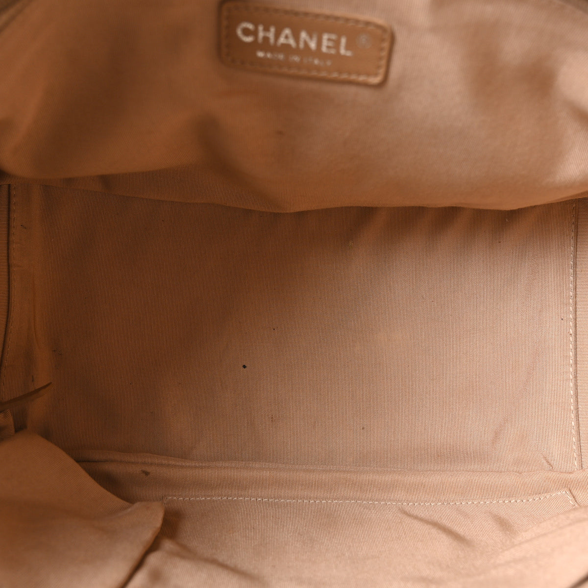 Chanel Glazed Crinkled Lambskin Large East West Flap White 5 of 10