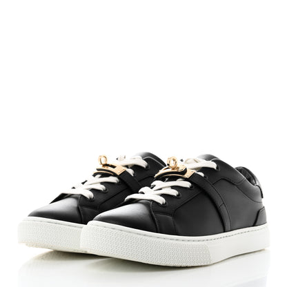 Hermes Calfskin Day Sneakers 36.5 Black 3 of 9
