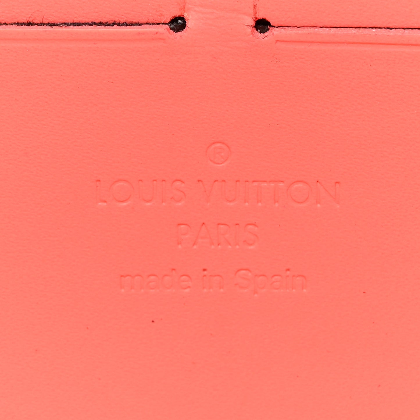 Patent Sweet Monogram Zippy Wallet Corail