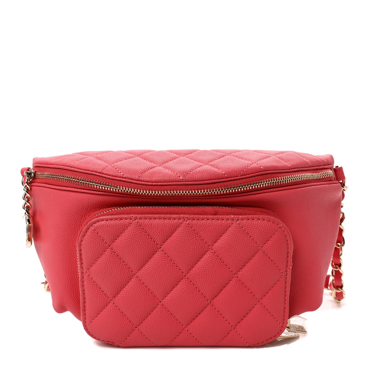 Chanel Caviar Quilted Business Affinity Waist Belt Bag Pink 1 of 9