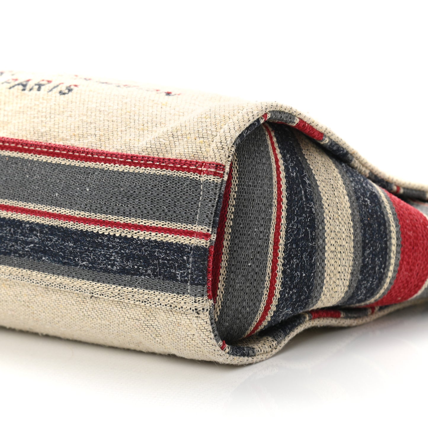 Striped Canvas Small Deauville Tote
