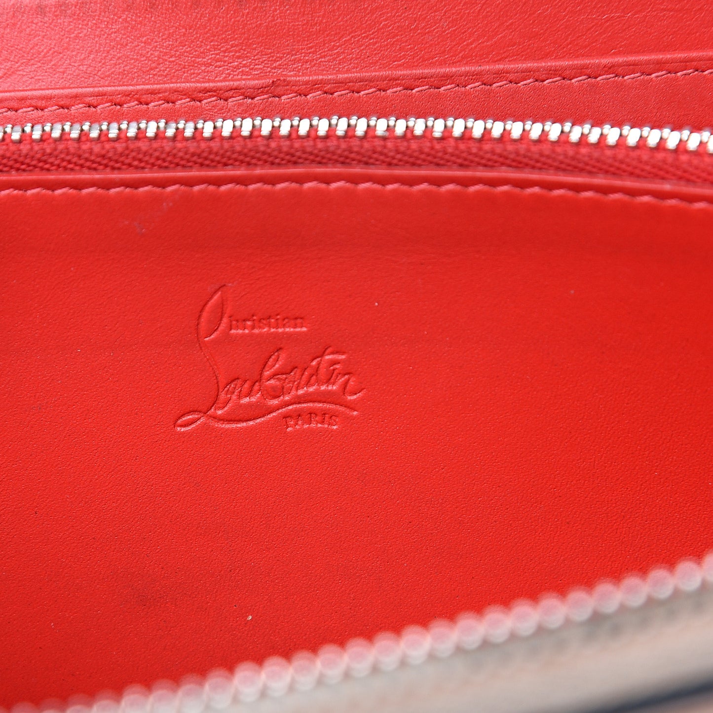 Calfskin Loubinthesky Panettone Wallet Nude Multimetal