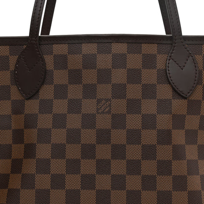 Louis Vuitton Damier Ebene Neo Neverfull MM Rose Ballerine 8 of 12