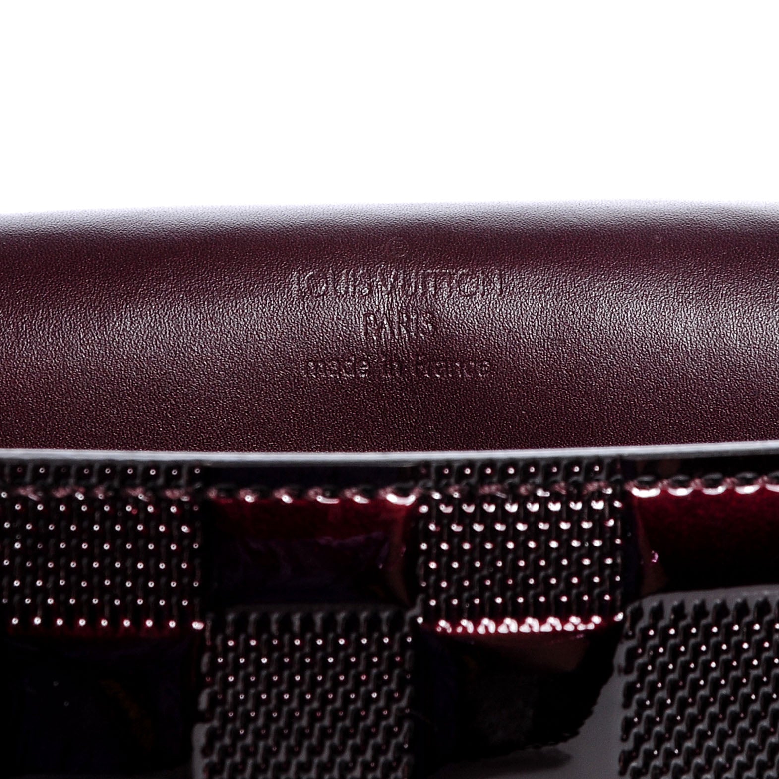 Louis Vuitton Damier Vernis Club Bag Carmine 6 of 7