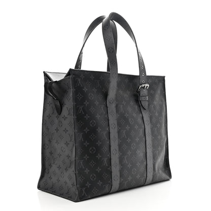 Louis Vuitton Monogram Eclipse Cabas Zippe GM Black 3 of 9