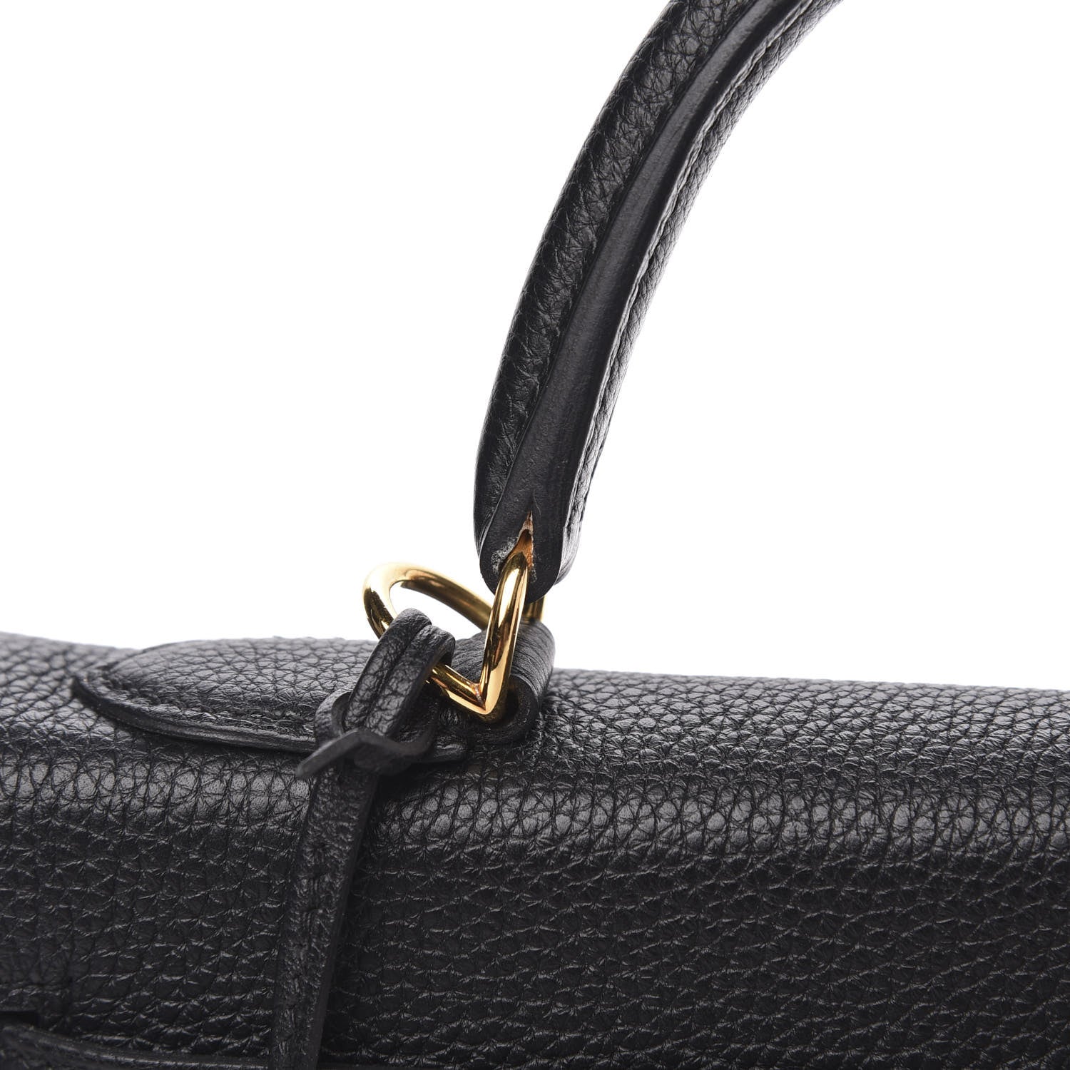 Hermes Togo Kelly Retourne 32 Black 7 of 9