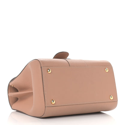 Delvaux Grained Calfskin Mini Brillant Satchel Nude 4 of 9