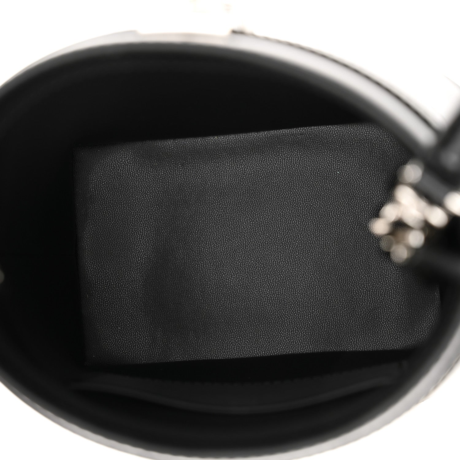 Givenchy Box Calfskin Shark Lock Bucket Bag Black 5 of 9