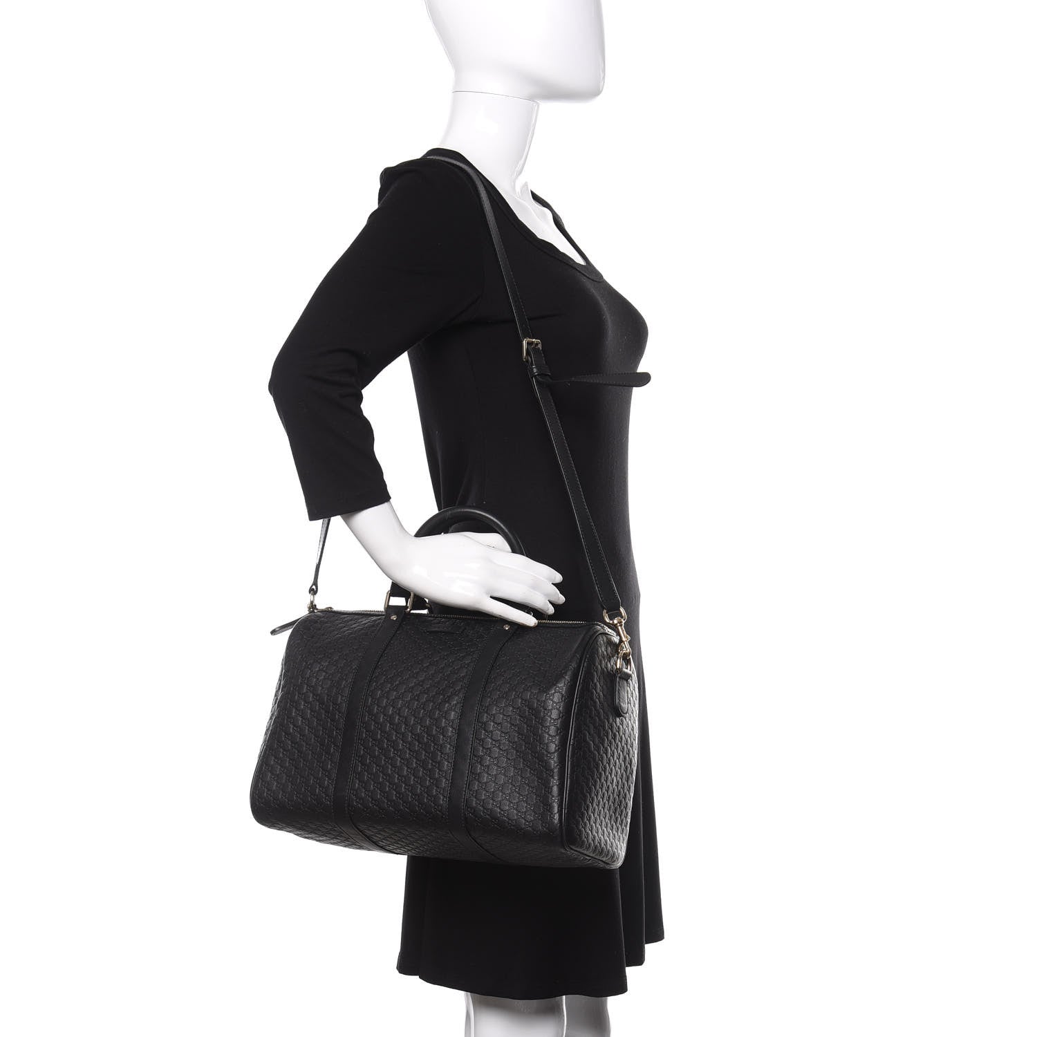 Gucci Microguccissima Medium Joy Boston Black 2 of 16