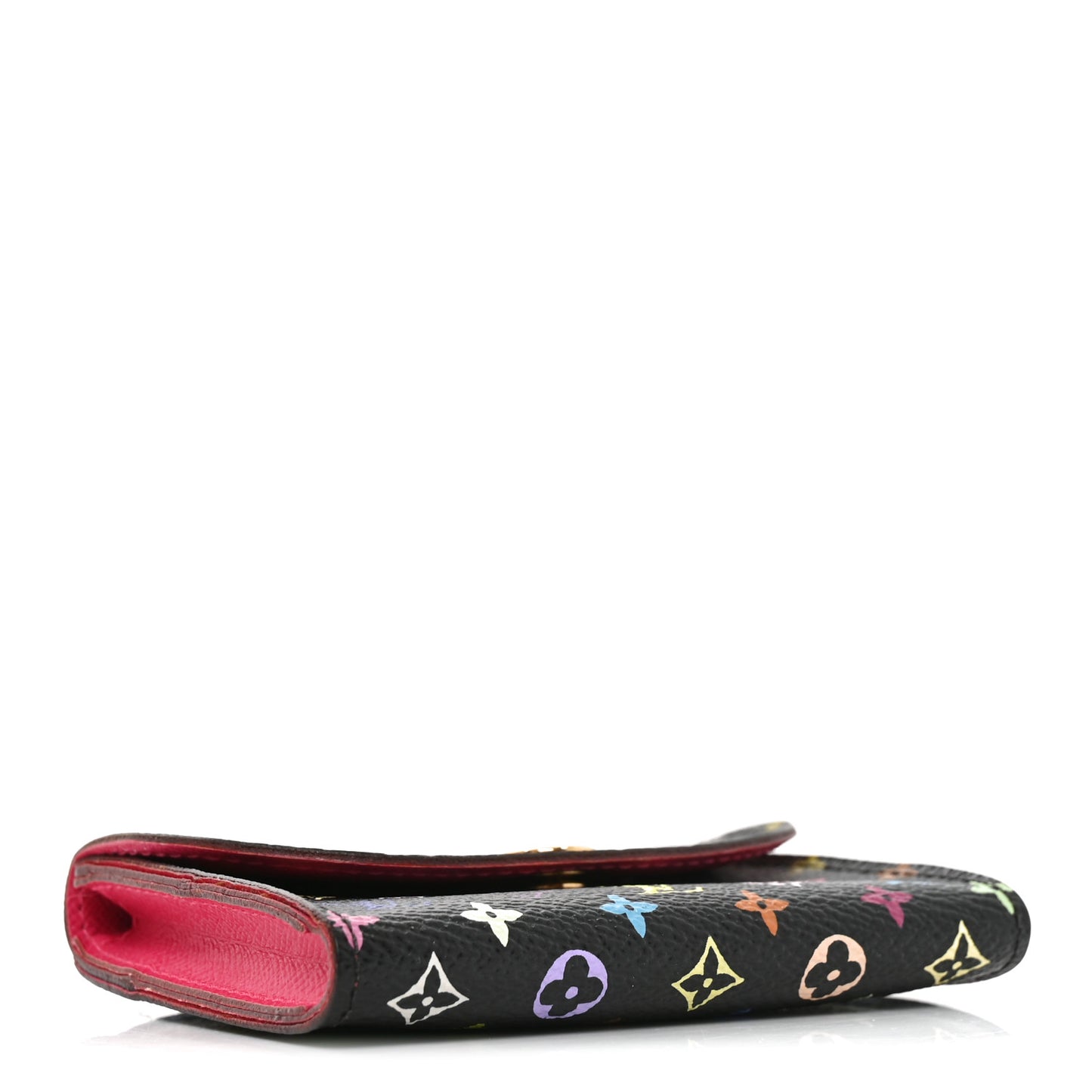 Monogram Multicolor Business Card Holder Black Grenade
