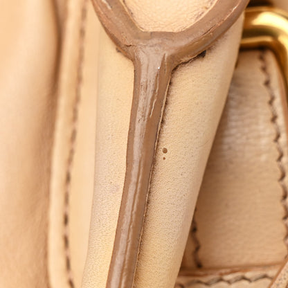 Prada Nappa Gaufre Buckle Satchel Cammello 14 of 15