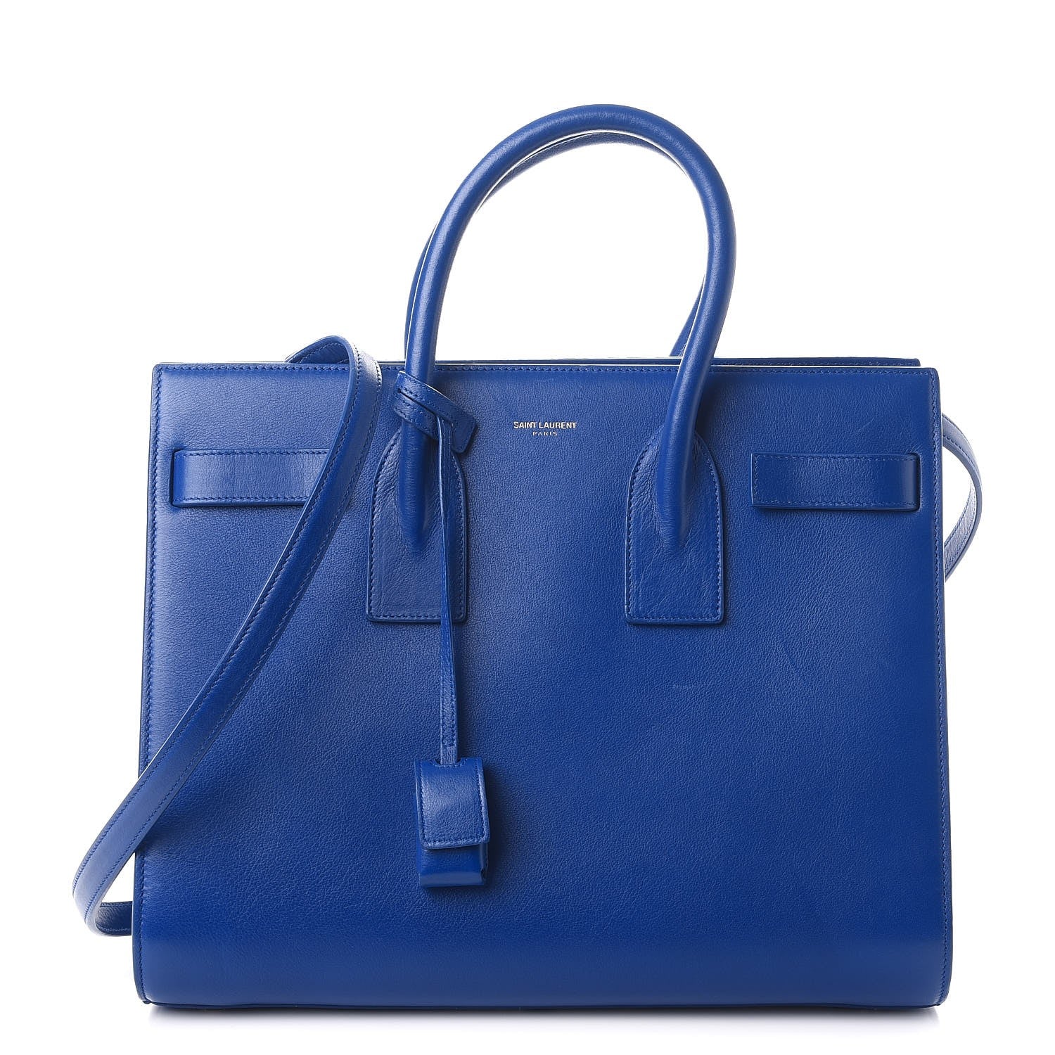 Saint Laurent Calfskin Small Sac De Jour Blue Majorelle 1 of 11