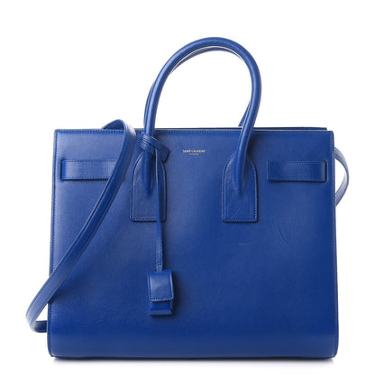 Saint Laurent Calfskin Small Sac De Jour Blue Majorelle 1 of 11