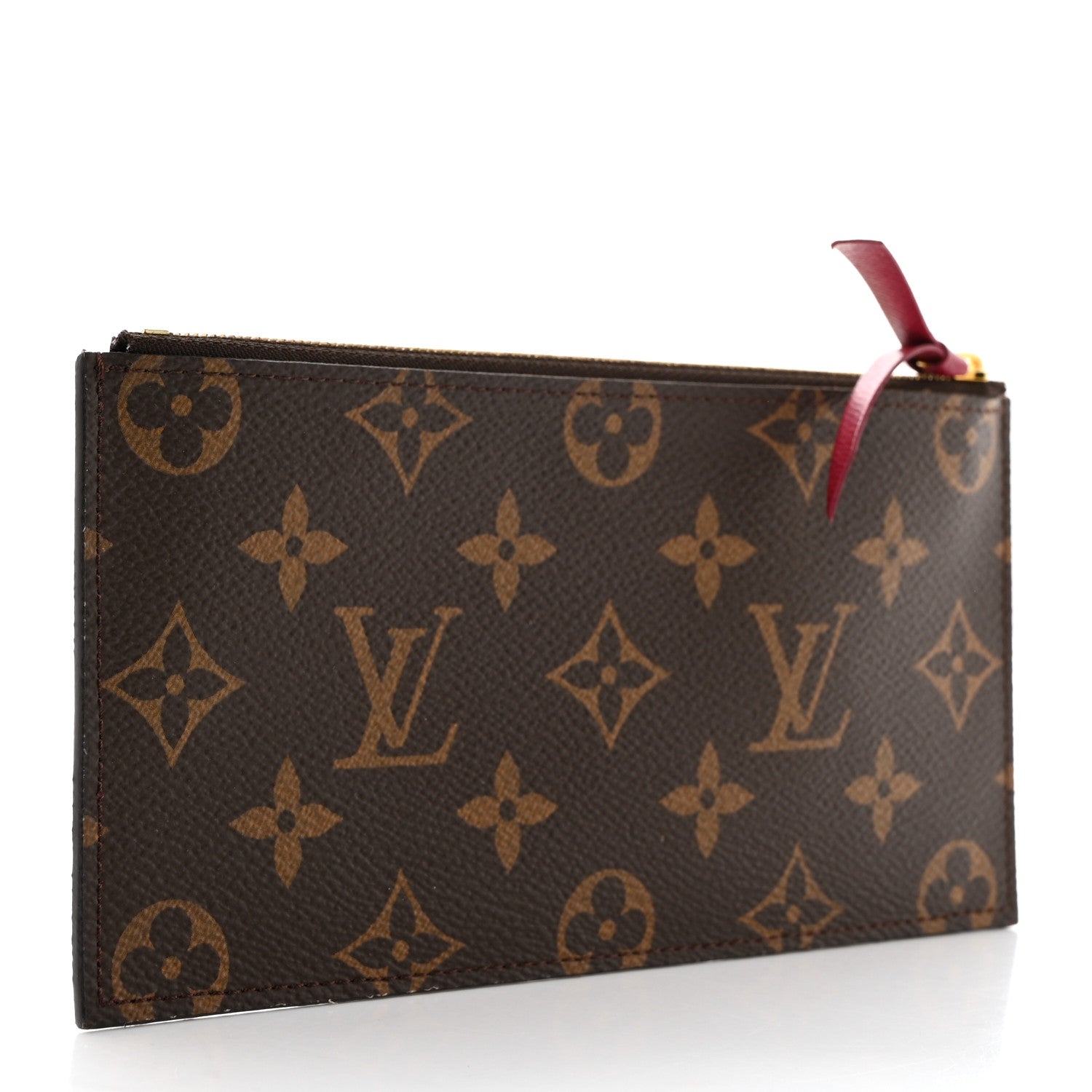 Louis Vuitton Monogram Felicie Chain Wallet Zippered Insert Fuchsia 3 of 6